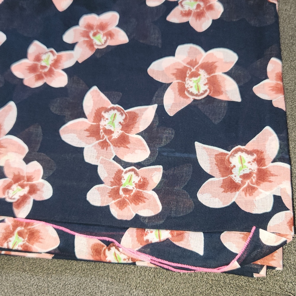 New acacia swimwear isle kuau pareo sarong orchid print nwt tropical floral - Picture 9 of 11
